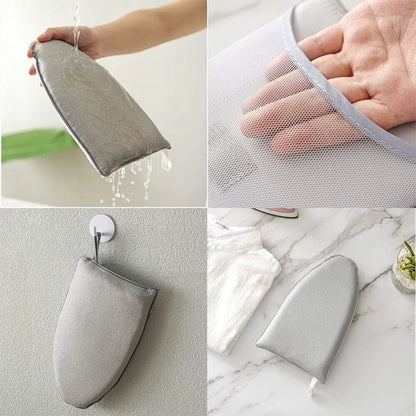 Home Collection Heat Resistant Garment Steamer Ironing Glove – Anti-Steam Protective Ironing Mitt