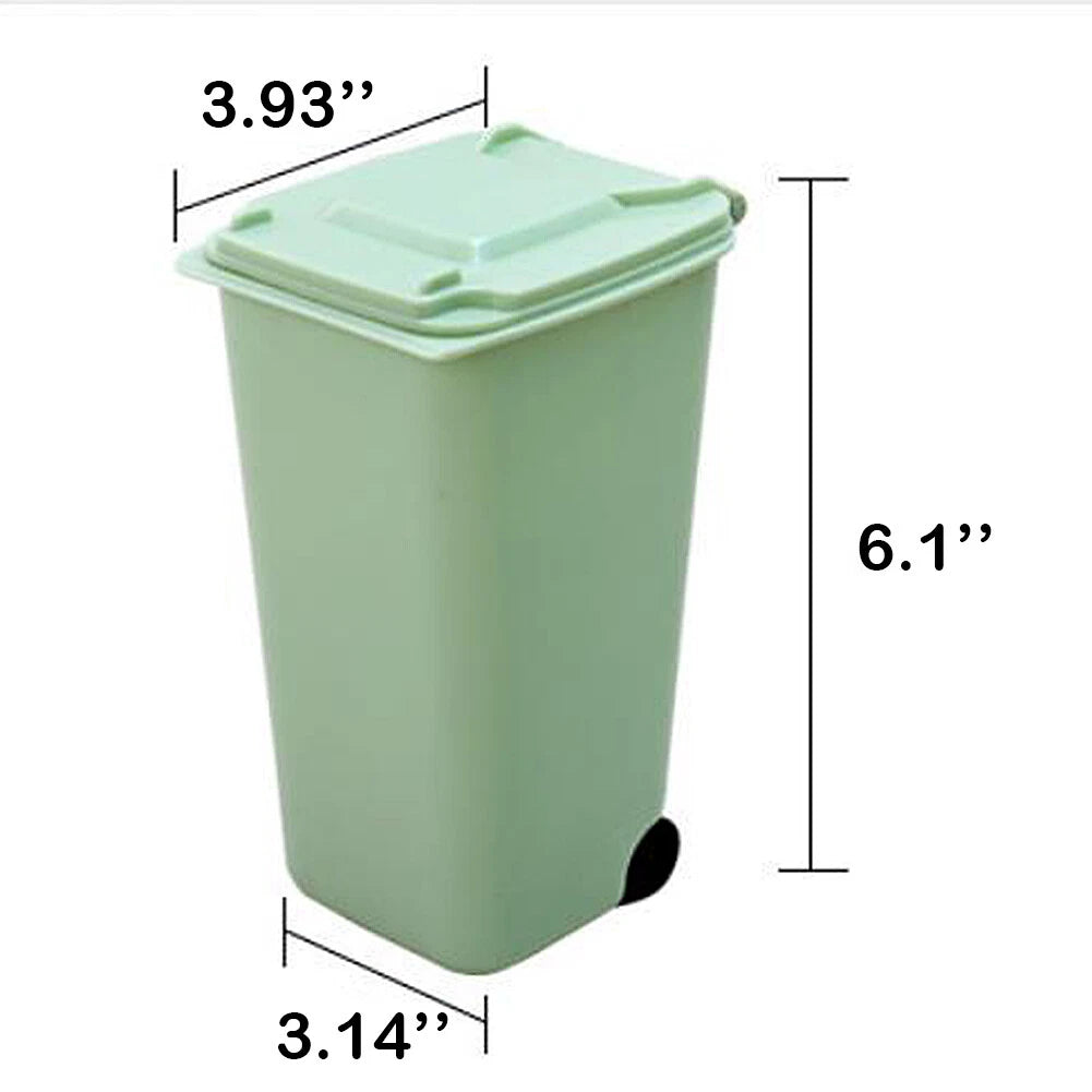 4-Pack Mini Trash Can Desk Organizers