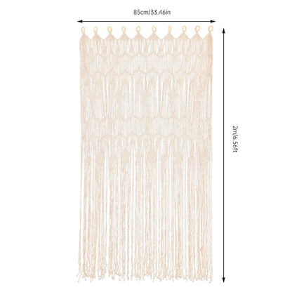 Large Handmade Macrame Curtain