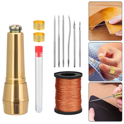 Canvas Leather Sewing Awl Kit