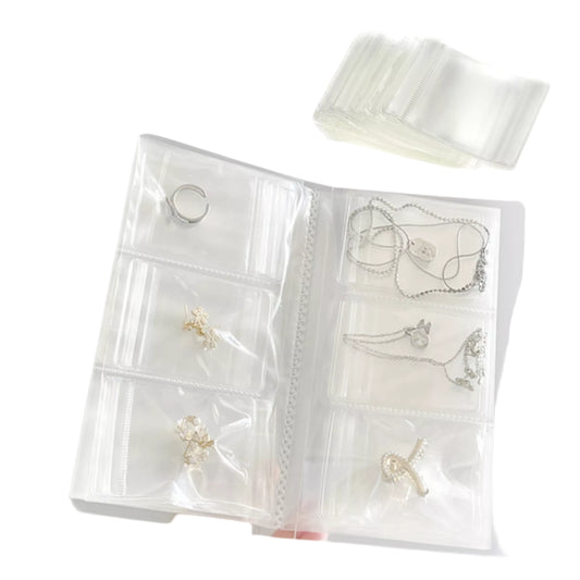 50PCS Clear Jewelry Organizer Storage Bag