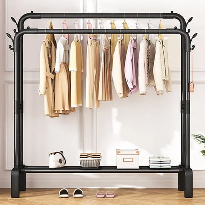 Home Collection Heavy Duty Double Rail Garment Rack