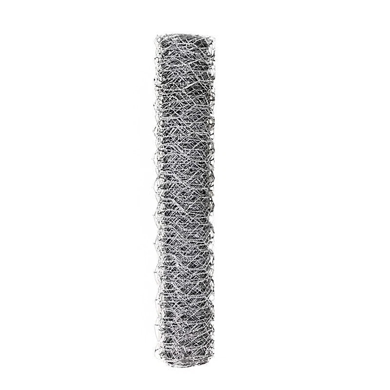 Home Collection 16 ft x 12 in Silver Hexagonal Galvanized Metal Craft Wire Mesh