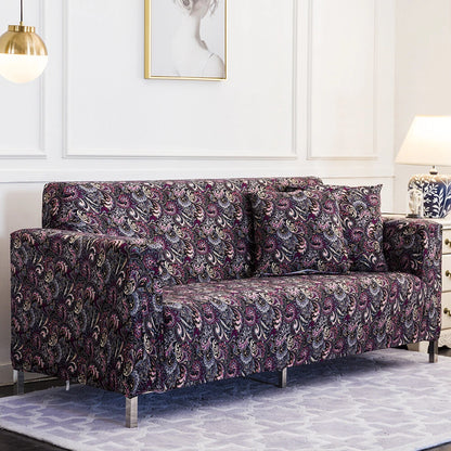 4-Seat Printed Sofa Cover