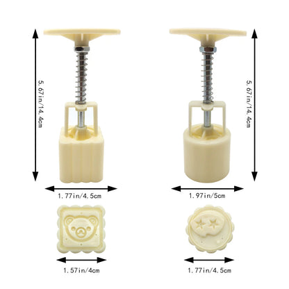14 Pack Moon Cake Mold Set
