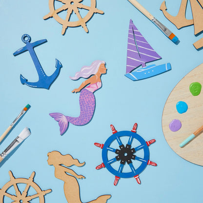 24-Pack Nautical Wood Cutouts