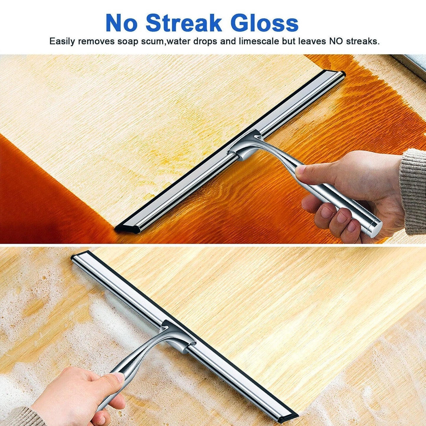 Home Collection Stainless Steel All-Purpose Squeegee