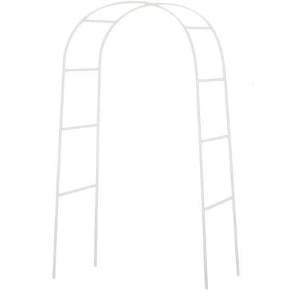 Home Collection 90" x 55" Metal Wedding Arch – Decorative Backdrop Frame