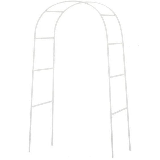 Home Collection 90" x 55" Metal Wedding Arch – Decorative Backdrop Frame