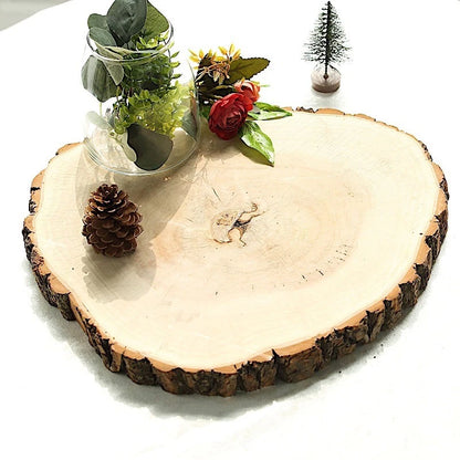 Home Collection 14–18" Natural Round Wooden Slice