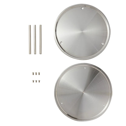 2 Tier Lazy Susan 360° Turntable Kitchen Spice Organizer Rack