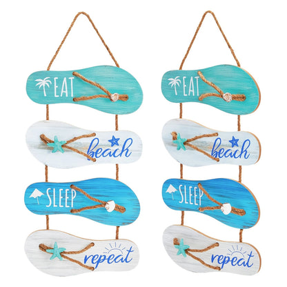 2 Pack Wall Ornament for Beach Home Decor