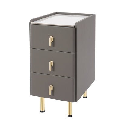 Bedside Cabinet with Drawers – Narrow Nightstand