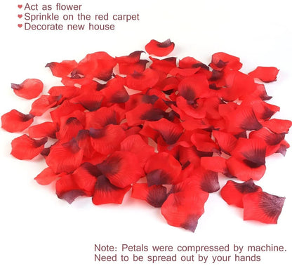 Home Collection Red Artificial Rose Petals – Silk Fake Flower Petals
