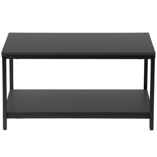 Coffee Table with Open Storage Shelf