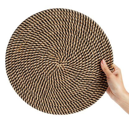 Set of 4 Round Jute Placemats
