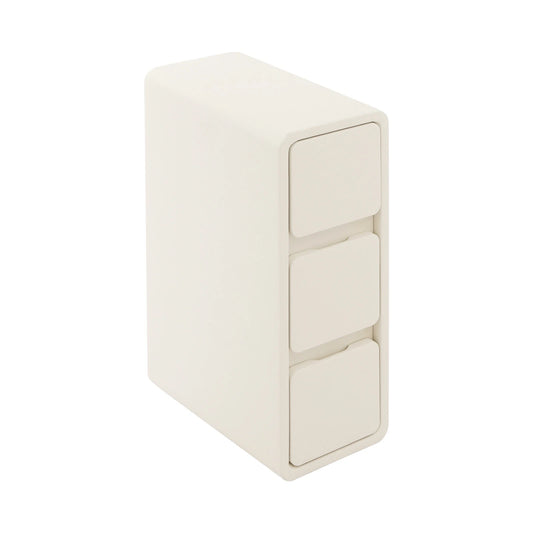 Small Narrow 3-Drawer Bedside Table