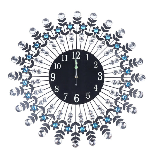 23.6'' Quartz Movement Crystal Round Wall Clock