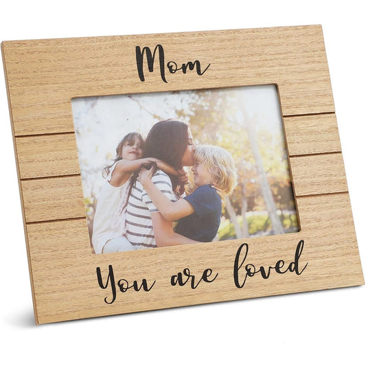 Mother’s Day Rustic Wooden Picture Frame – Fits 5x7 Photos