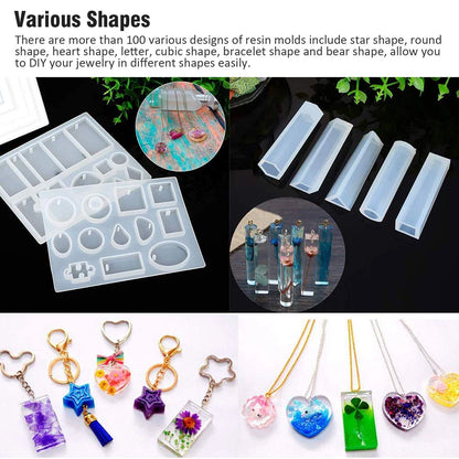 229-Piece Resin Casting Silicone Molds Kit