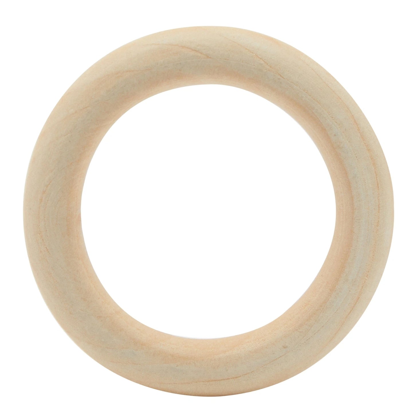 30 Pack 3 Inch Wooden Rings for Crafts