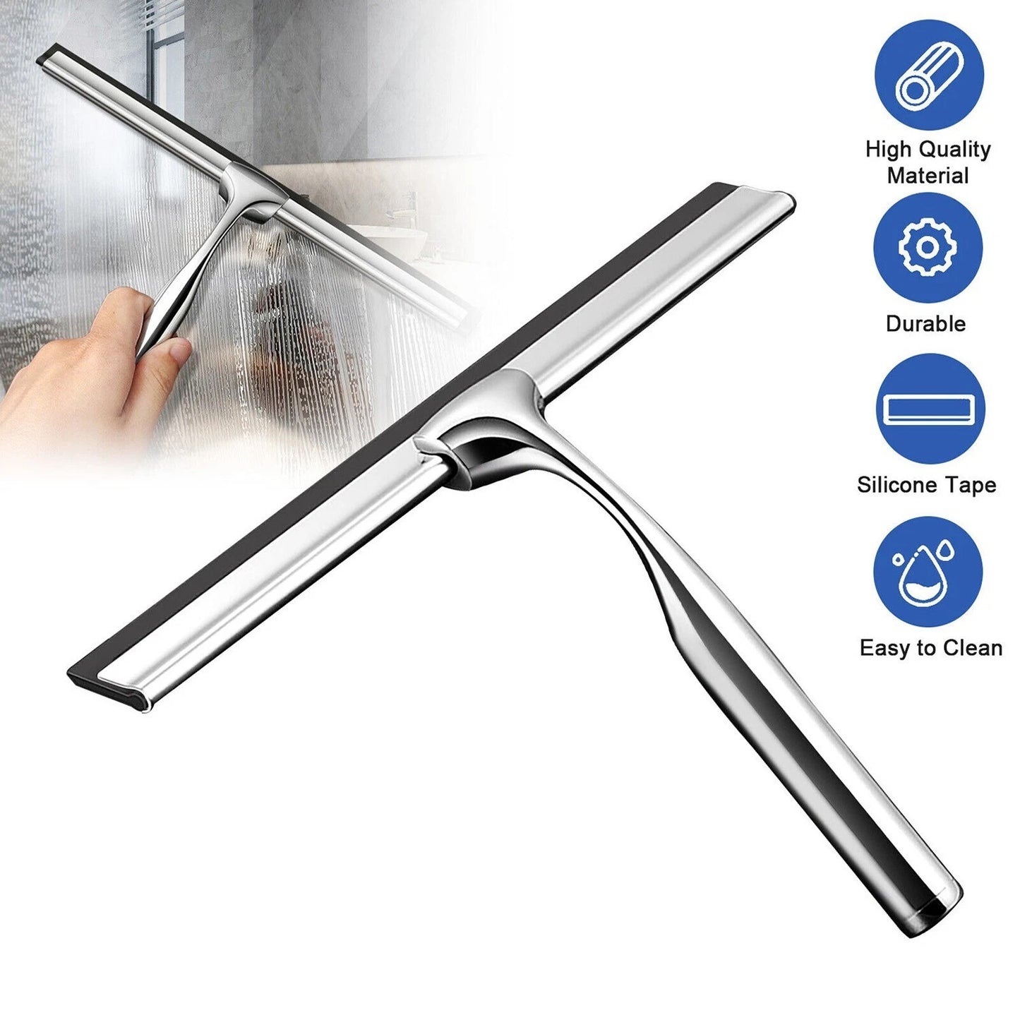Home Collection Stainless Steel All-Purpose Squeegee