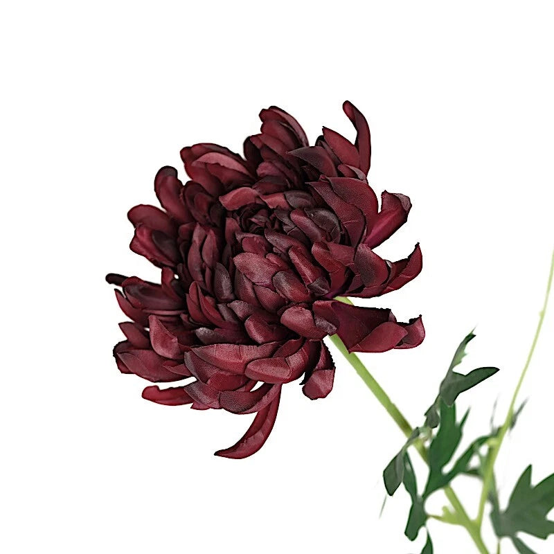 Home Collection 3 Stems 27" Artificial Chrysanthemum Silk Flowers