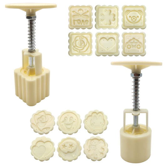 14 Pack Moon Cake Mold Set