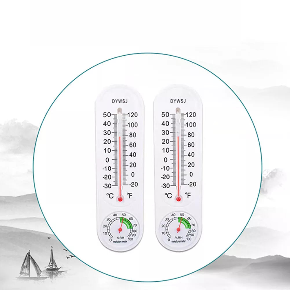 1 Pack Vertical Thermometer Hygrometer
