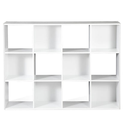 Home Collection 12 Cube Storage Organizer Bookshelf