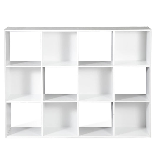 Home Collection 12 Cube Storage Organizer Bookshelf
