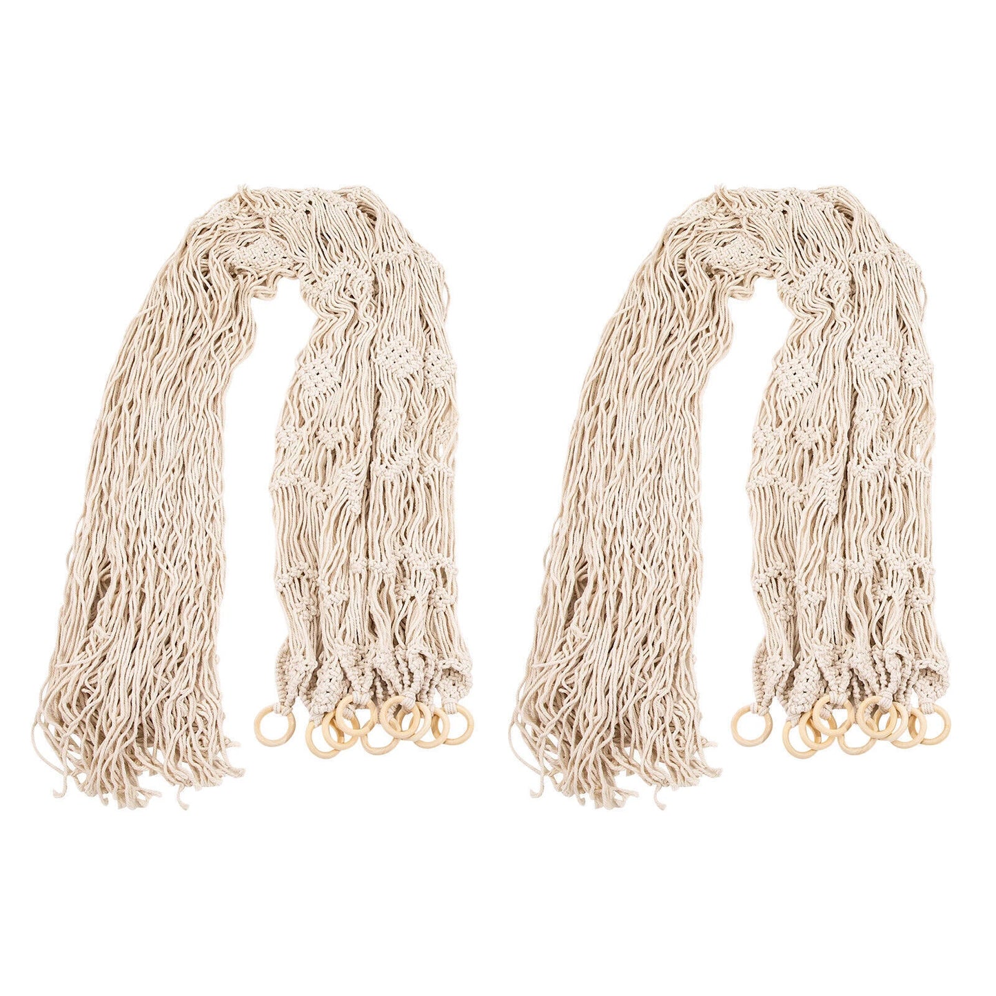 Large Handmade Macrame Curtain