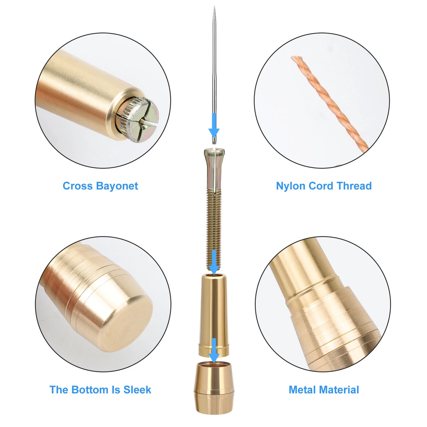 Canvas Leather Sewing Awl Kit