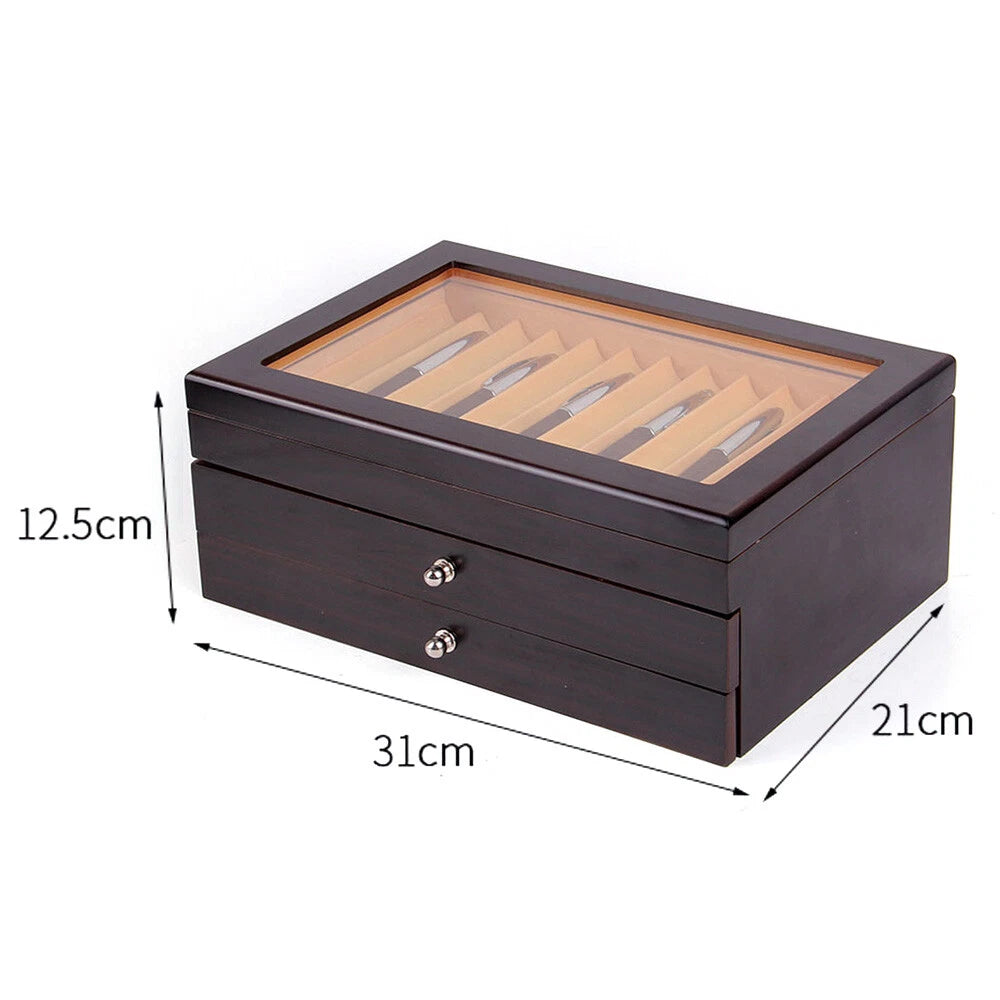 Wood Fountain Pen Display Case