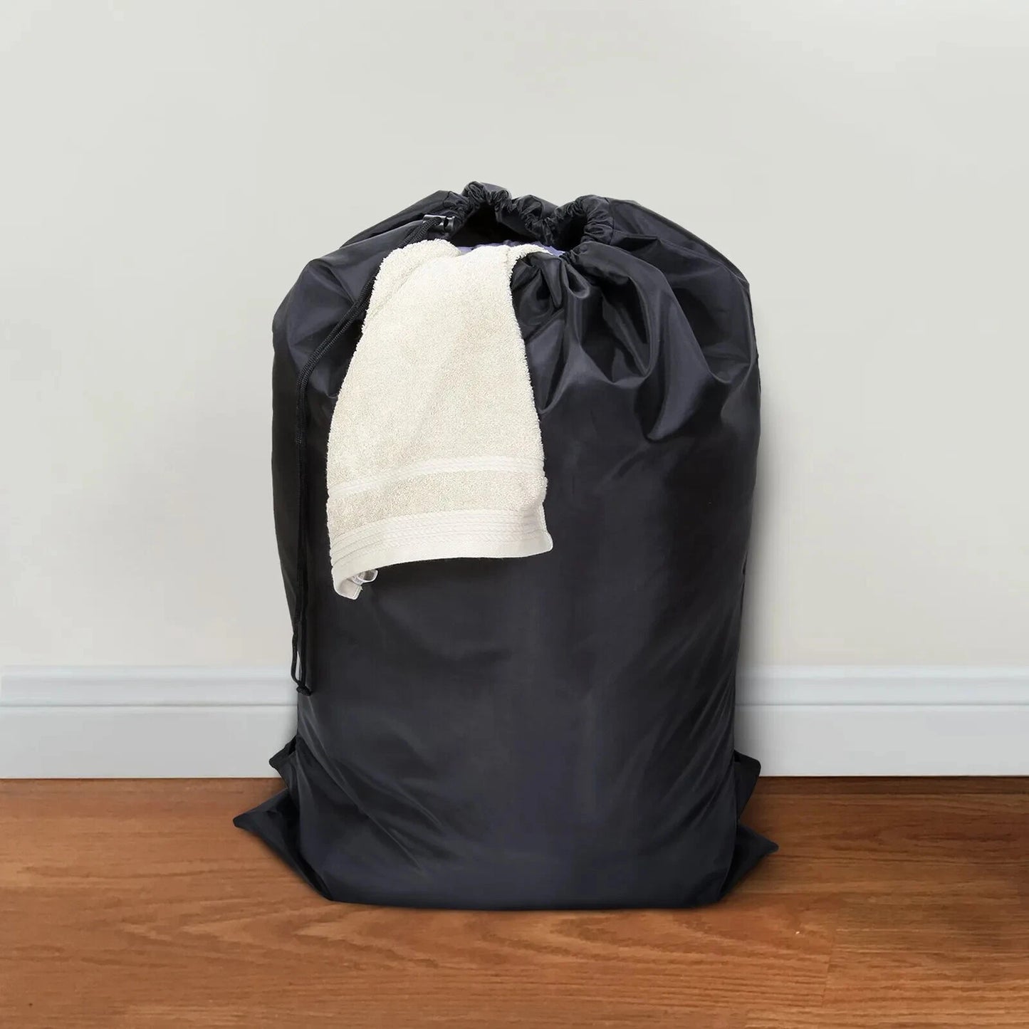 Home Collection Large Laundry Backpack Bag with Drawstring