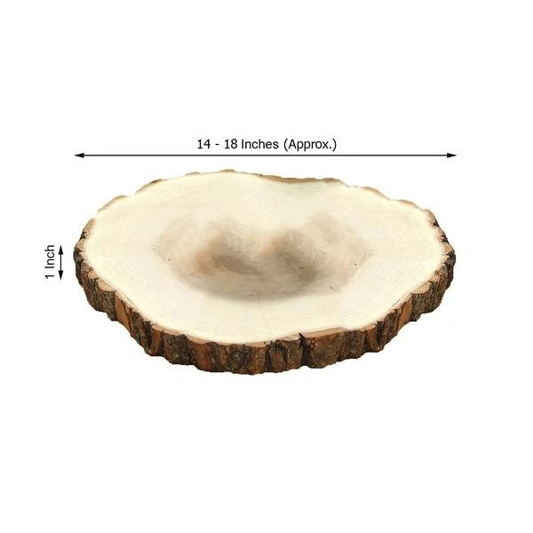 Home Collection 14–18" Natural Round Wooden Slice