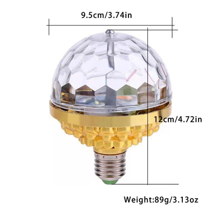 2-Pack LED Rotating Magic Disco Ball Lights
