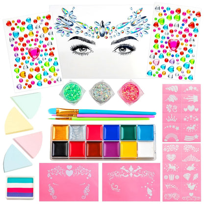 Unicorn & Jewels Face Painting Kit