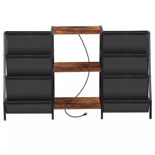 Record Player Stand with Vinyl Storage