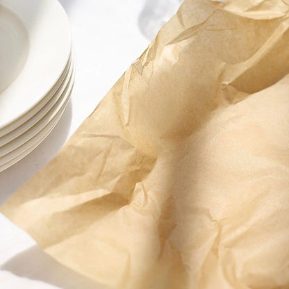 Home Collection 50-Pack 12" Natural Wax Paper Sheets – Square Food Wrappers & Basket Liners