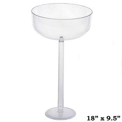 Home Collection 18" Clear Plastic Vases