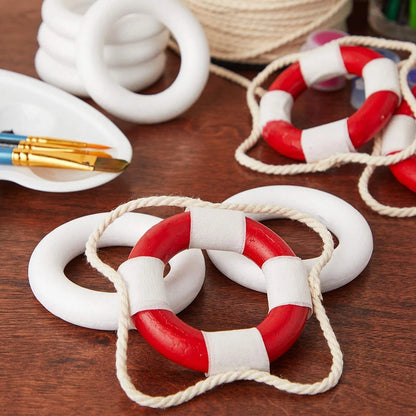 24-Pack Round Foam Circle Rings
