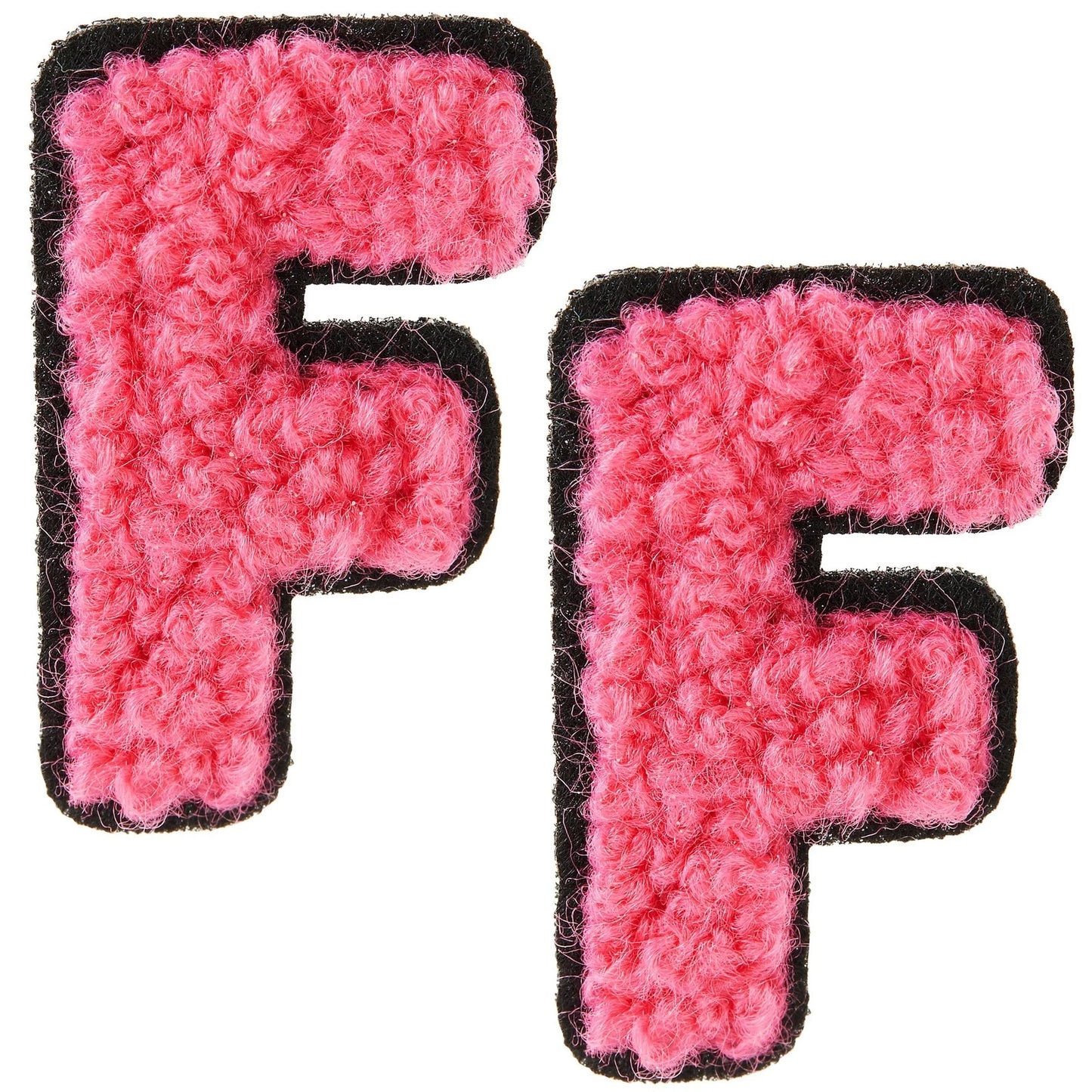 52 Pcs 1" Iron-On Chenille Letter Patches