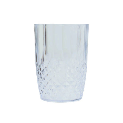 6 Pack 16 oz Crystal Clear Plastic Drinking Glasses Disposable Party Cups
