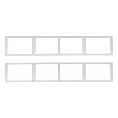 2PCS 34" Wall-Mount Media Storage Rack