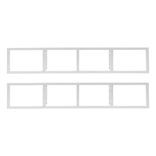 2PCS 34" Wall-Mount Media Storage Rack