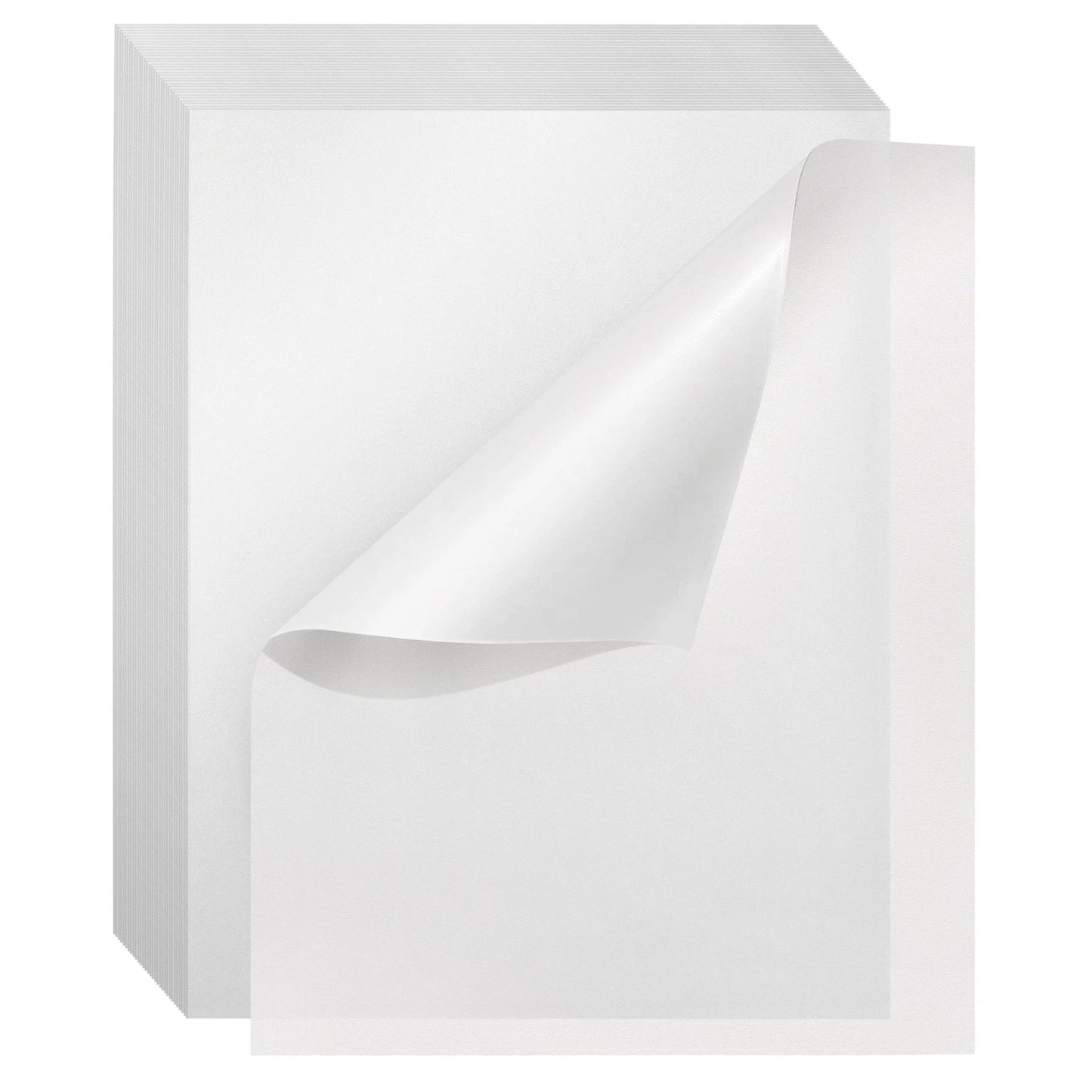 Home Collection Pack of 100 Transparent Paper Sheets 8.5 x 11 Inch.
