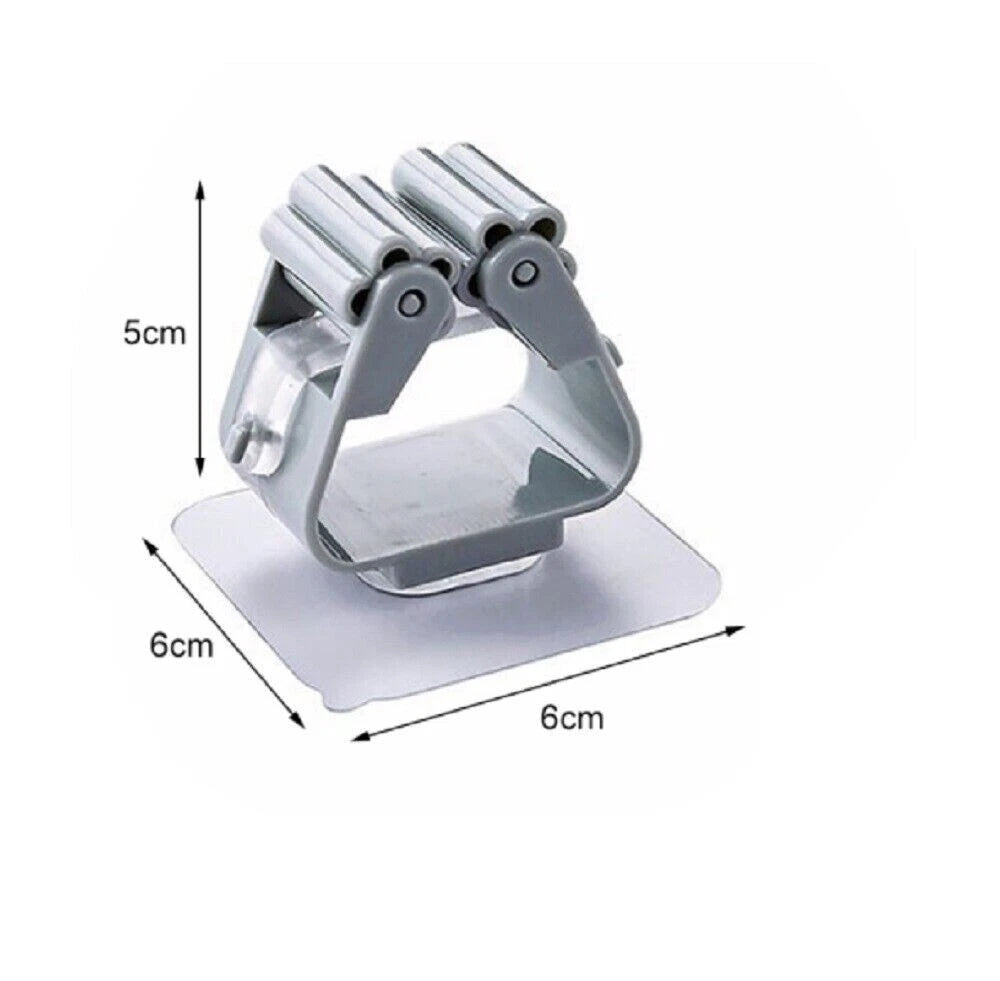 4-Pack Wall-Mount Broom Holder