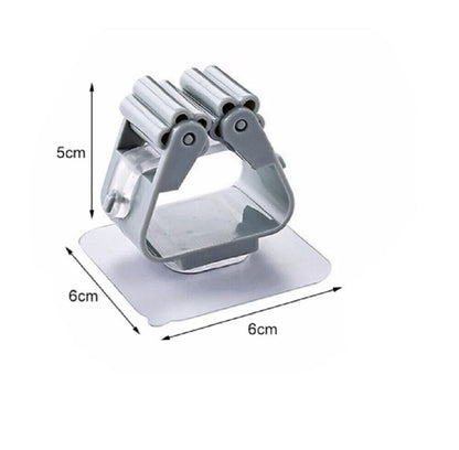4-Pack Wall-Mount Broom Holder