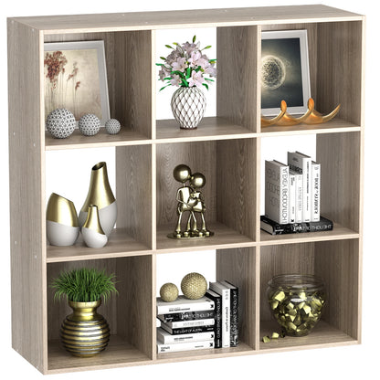 Home Collection 9 Cube Storage Organizer Bookshelf